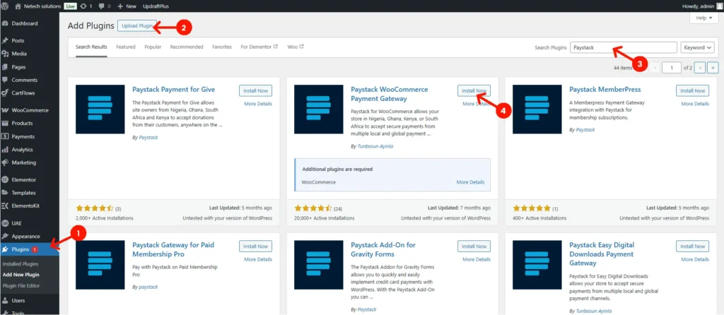 How to integrate Paystack WooCommerce Plugin for secure online payments paystack Installing paystack paystack,paystack woocommerce plugin
